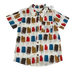 NWT Blue Rooster 12/18M Jack Shirt in Popsicles